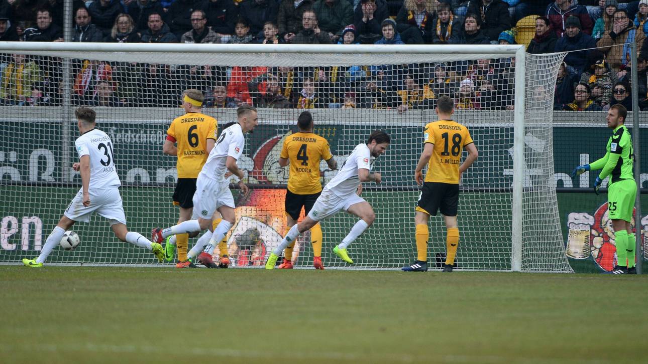 Hannover landet Big Point in Dresden