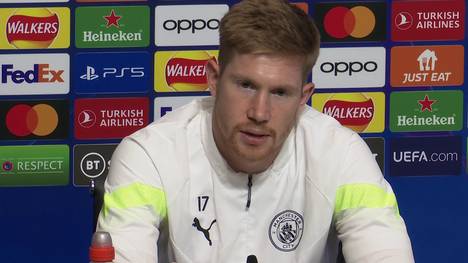 Im CL-Achtelfinale gastiert RB Leipzig nach dem 1:1 im Hinspiel bei Manchester City. Kevin De Bruyne erinnert sich an die Sachsen aus seiner Zeit bei Wolfsburg und erwartet ein sehr schwieriges Spiel.