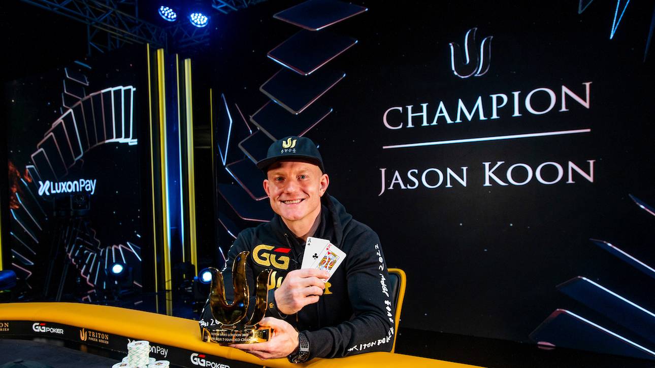 Jason Koon mit Siegerhand