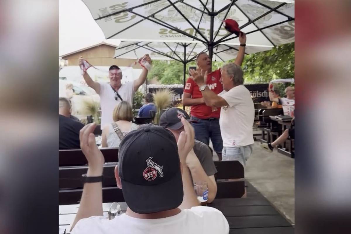 Der 1. FC Köln weilt derzeit im Trainingslager in der Steiermark. Mit dabei sind reisefreudige "Effzeh"-Fans, die es sich abends gutgehen lassen.