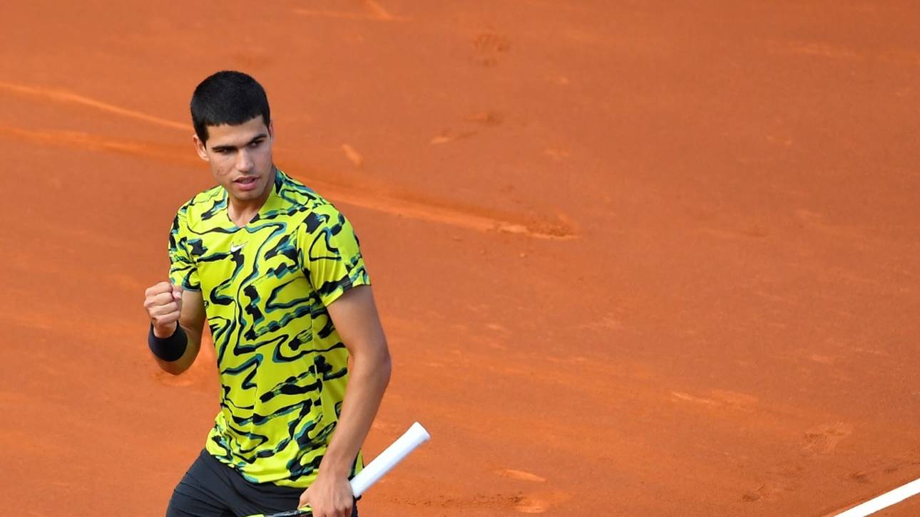 Alcaraz im Endspiel von Barcelona