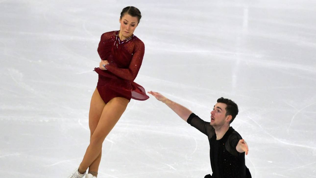 Eis-Paar tanzt zu EM-Edelmetall