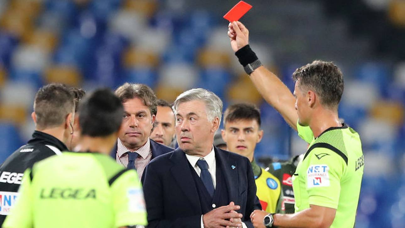 Neapel-Coach Ancelotti gesperrt