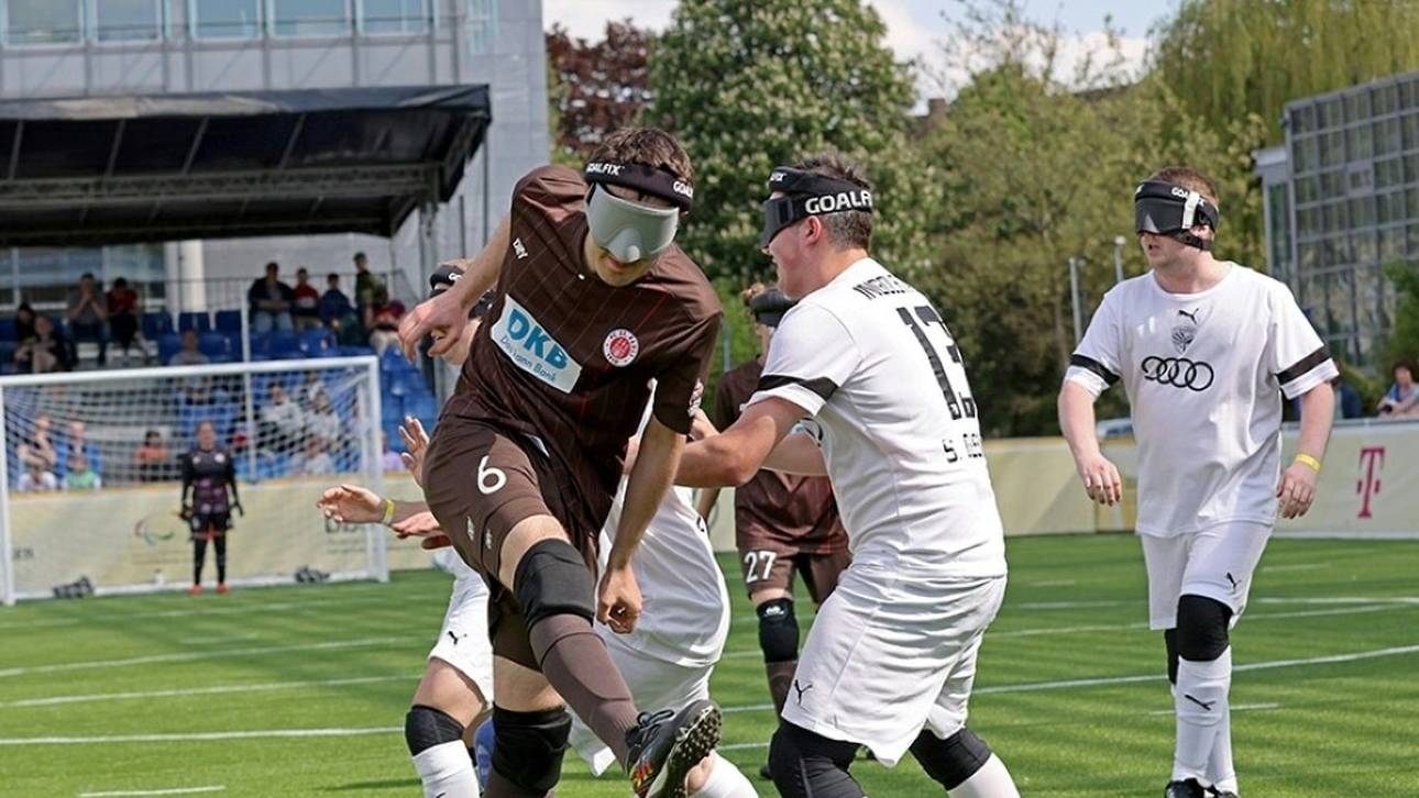 Favoriten-Siege in der Blindenfußball-BL