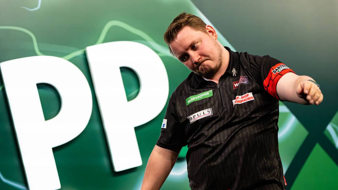 Deutsche Darts-Stars rutschen ab
