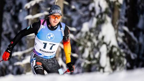 Justus Strelow glänzte beim Biathlon-Auftaktwochenende in Östersund