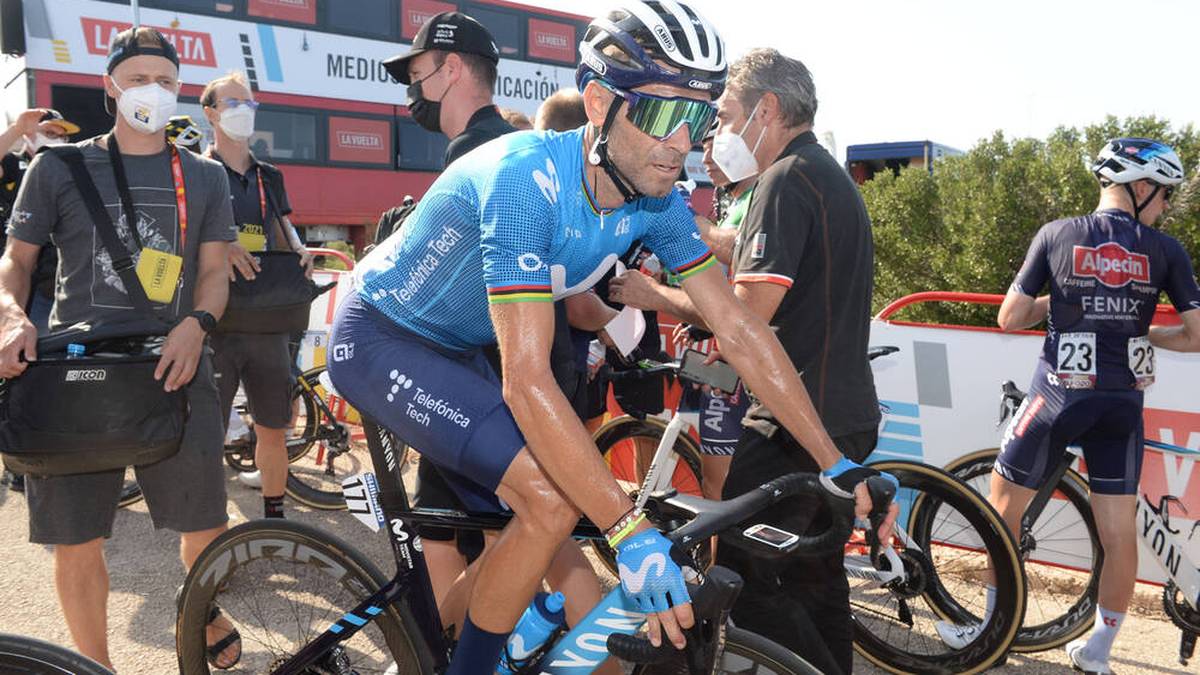 Alejandro Valverde geriet bei der Vuelta zum Pechvogel