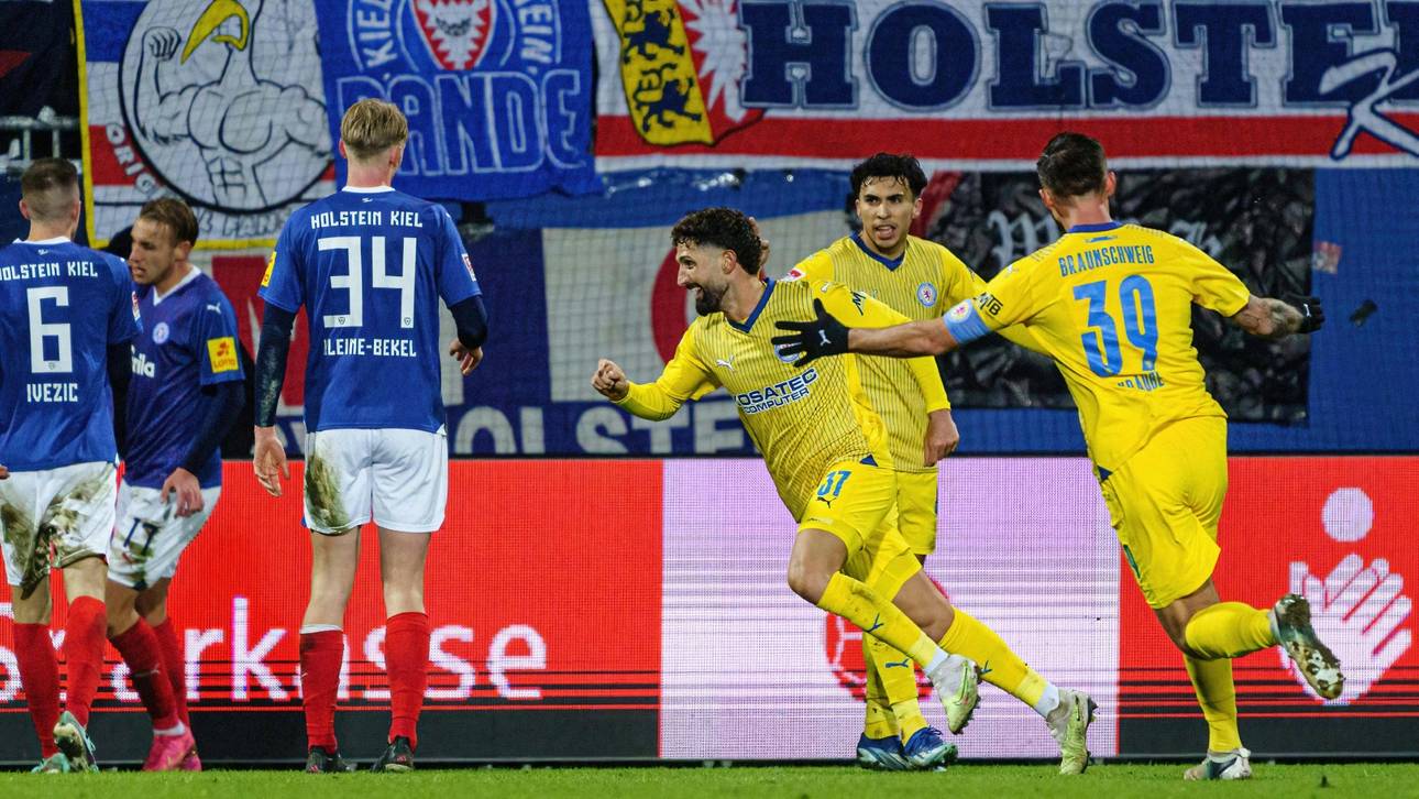 Kiel patzt gegen Braunschweig – Osnabrück verliert Anschluss