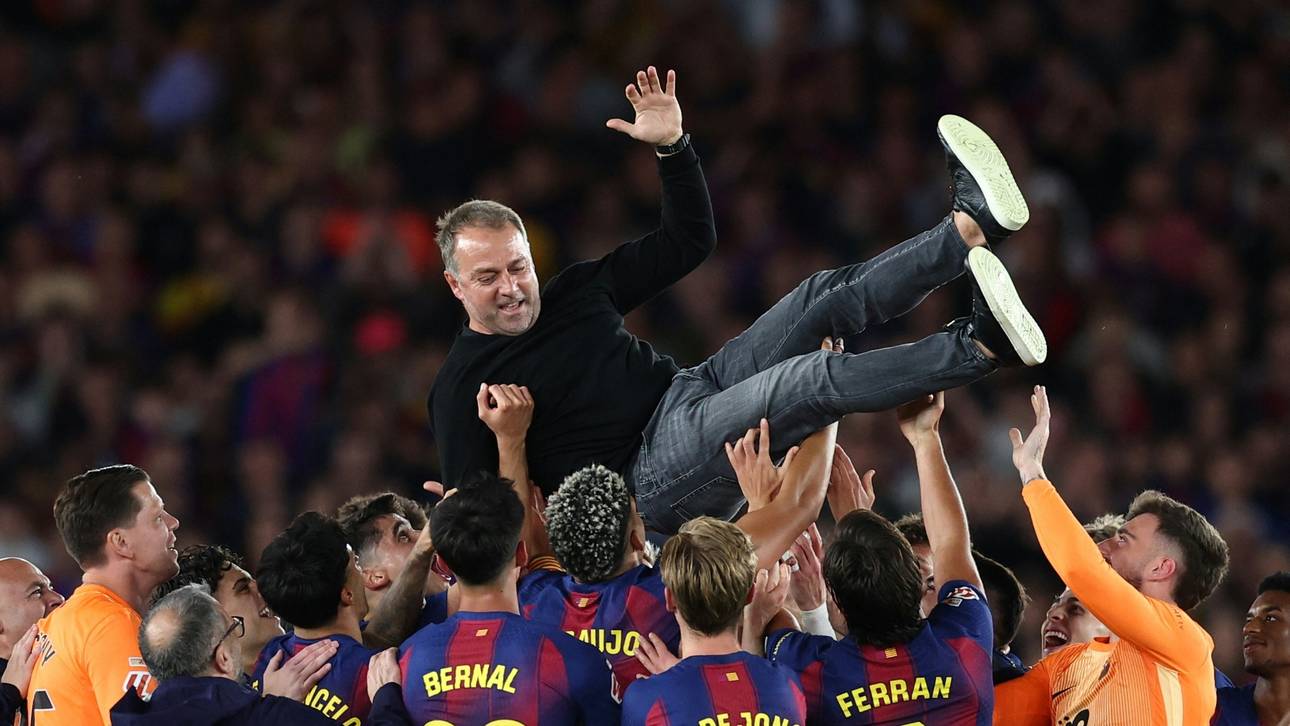 Nach Todesfall: Barca-Profis widmen Flicks Familie den Titel