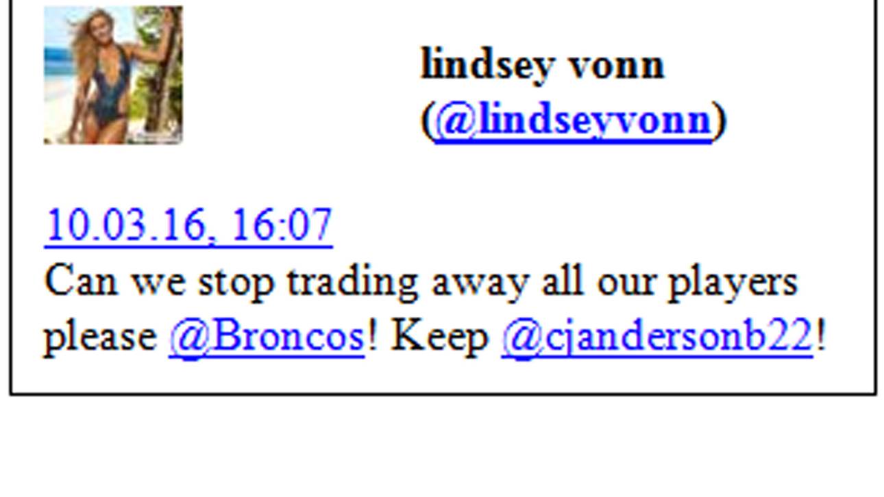 Diesen Tweet hat Lindsey Vonn inzwischen wieder gelöscht