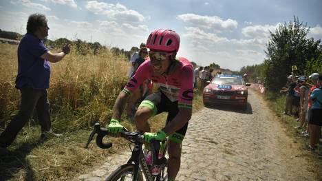 Tour de France 2018: Vorjahreszweiter Rigoberto Uran steigt aus, Der Kolumbianer Rigoberto Uran muss die Tour verletzt vorzeitig beenden