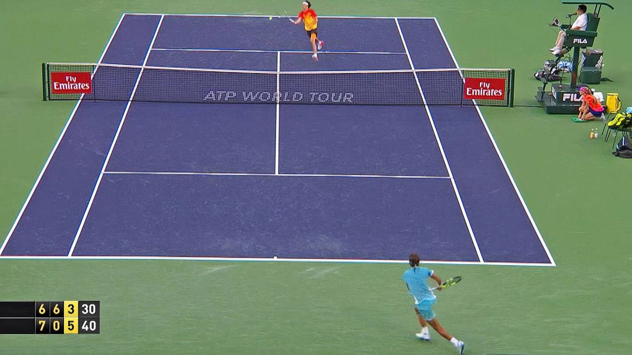 Matchball-Drama: Nadal besiegt Zverev