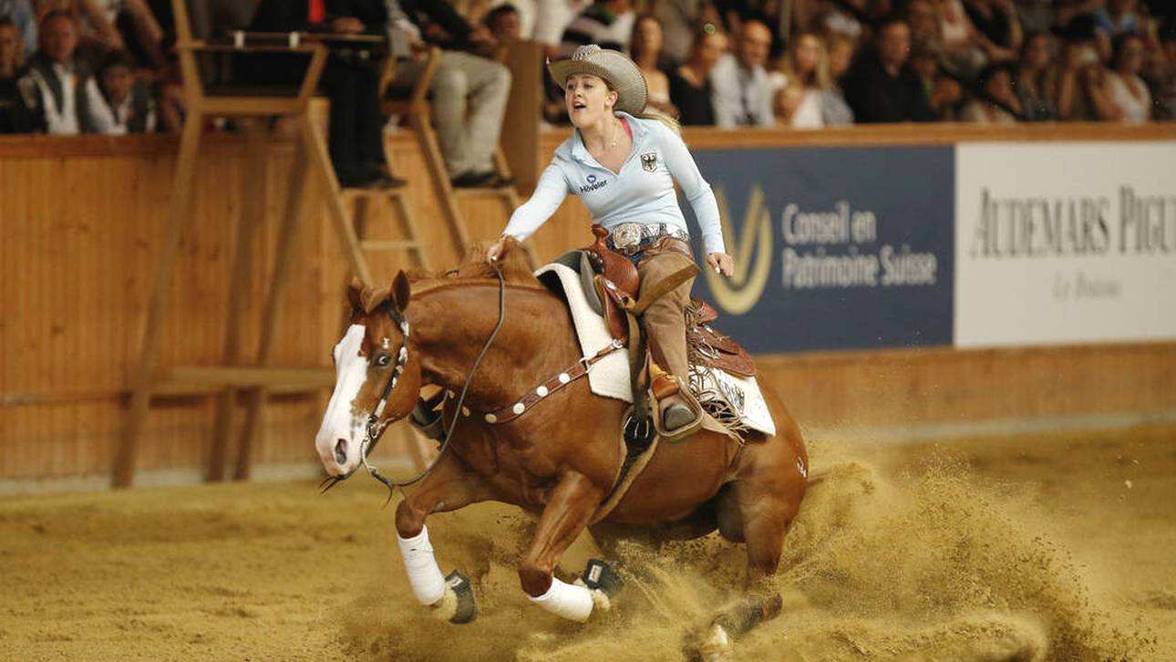 Gina Schumacher bei einem Wettkampf