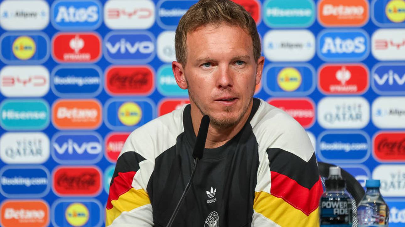 Julian Nagelsmann spricht auf der PK über das Viertelfinale zwischen Deutschland und Spanien