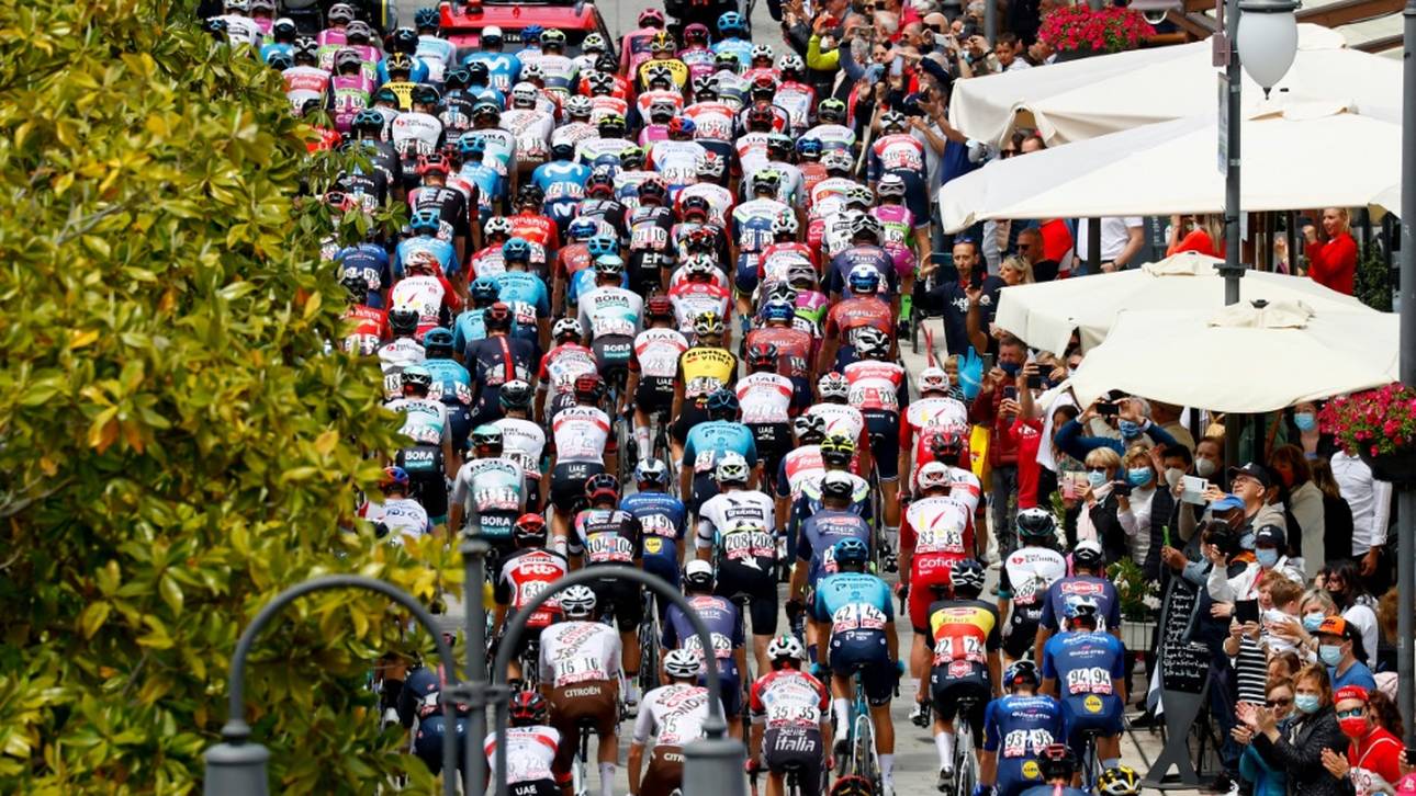 16. Giro-Etappe wetterbedingt verkürzt