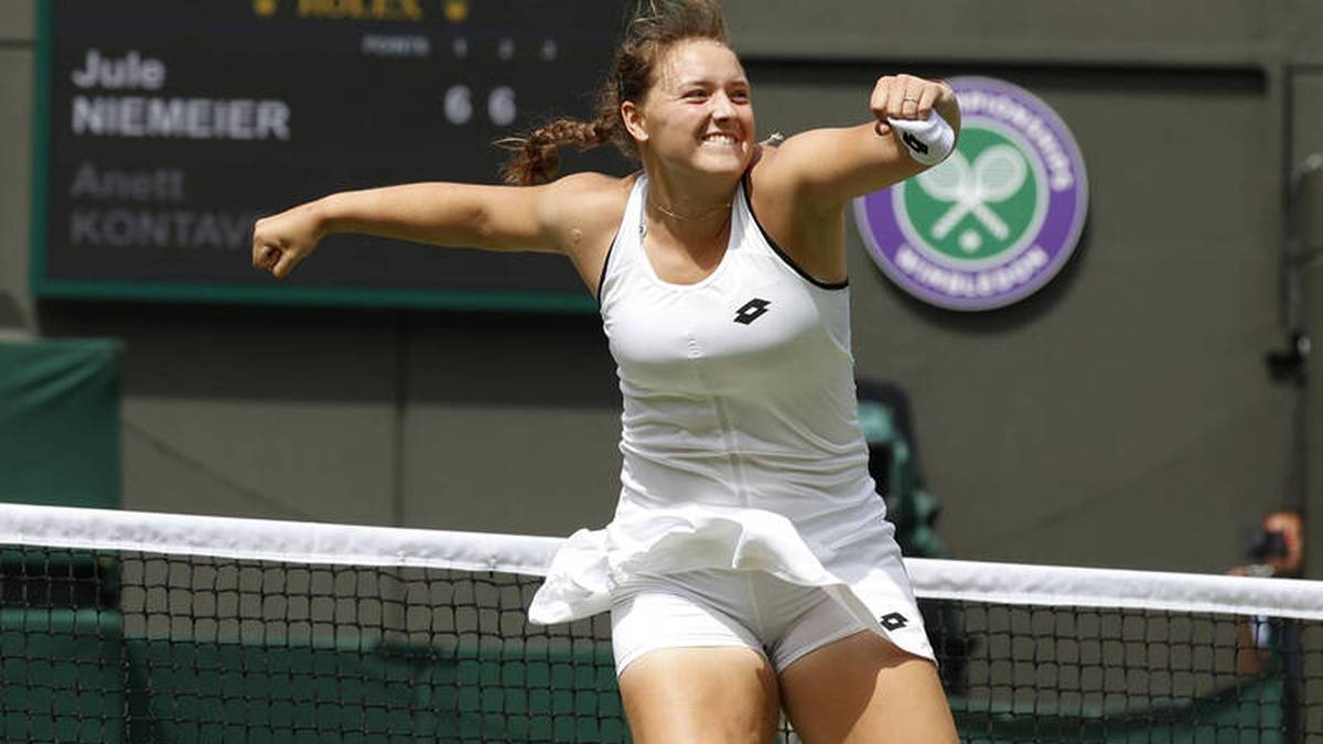 Jule Niemeier gelang in Wimbledon ihr bisher größter Karriere-Erfolg
