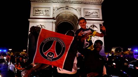 Paris' Fans feierten den Finaleinzug auf den Straßen