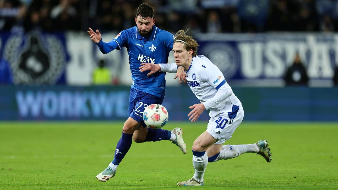 Darmstadt bezwingt Karlsruhe