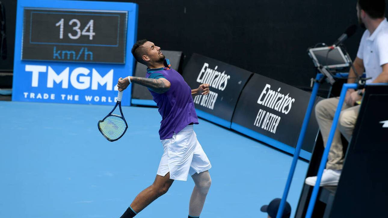 Kyrgios wirft Schläger aus Stadion