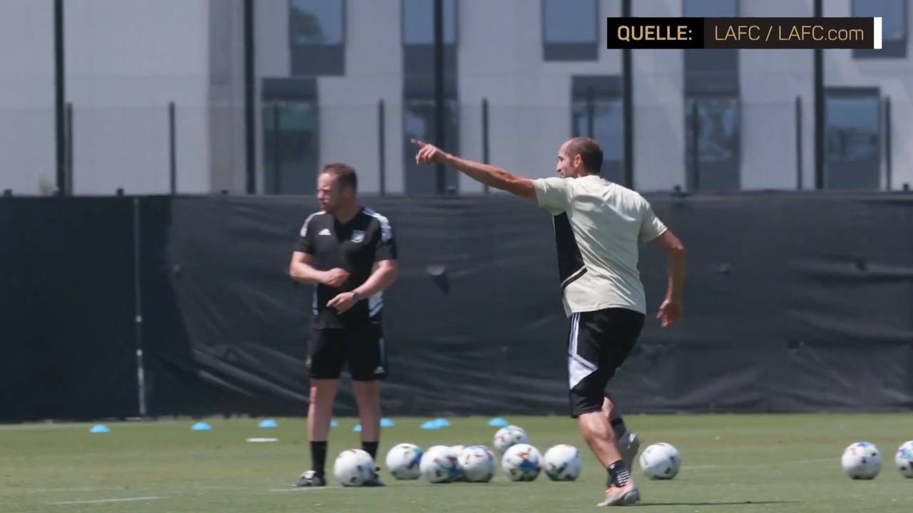 MLS: Giorgio Chiellini im ersten Training beim Los Angeles FC