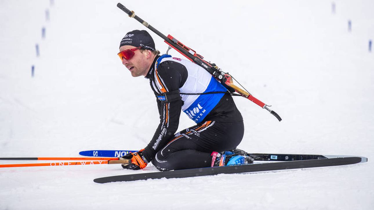 Schwarze Adern bei Biathlon-Profi