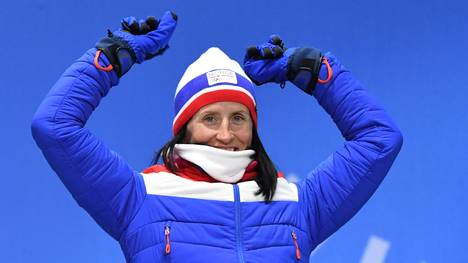 Marit Björgen ist ab sofort alleiniger Rekordhalter bei Olympischen Winterspielen