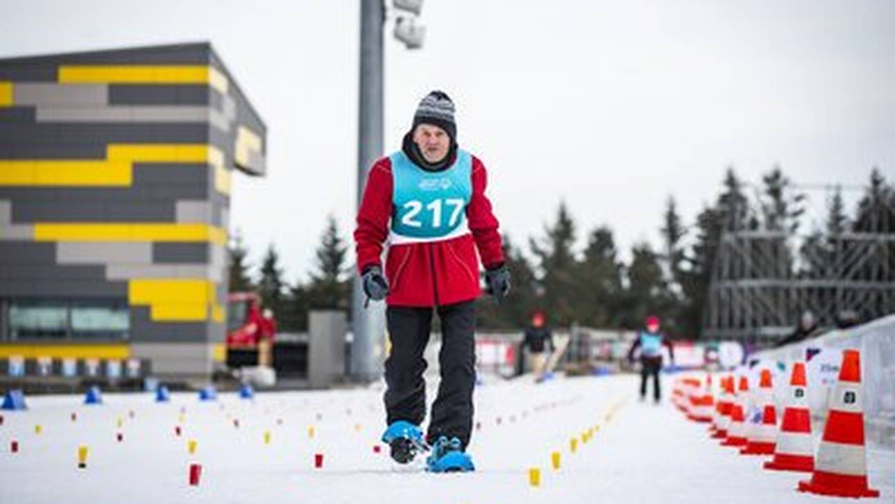 Mit 77 Jahren auf die Strecke