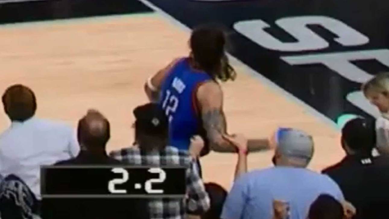 Fan greift in NBA-Duell ein