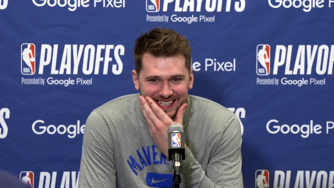 Luka Doncic nach dem Sieg der Dallas Mavericks über NBA-Fan Toni Kroos