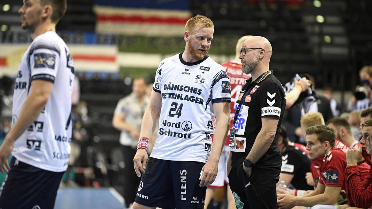 Enttäuschte Gesichter gab es auch bei der SG Flensburg-Handewitt nach dem CL-Aus gegen Aalborg