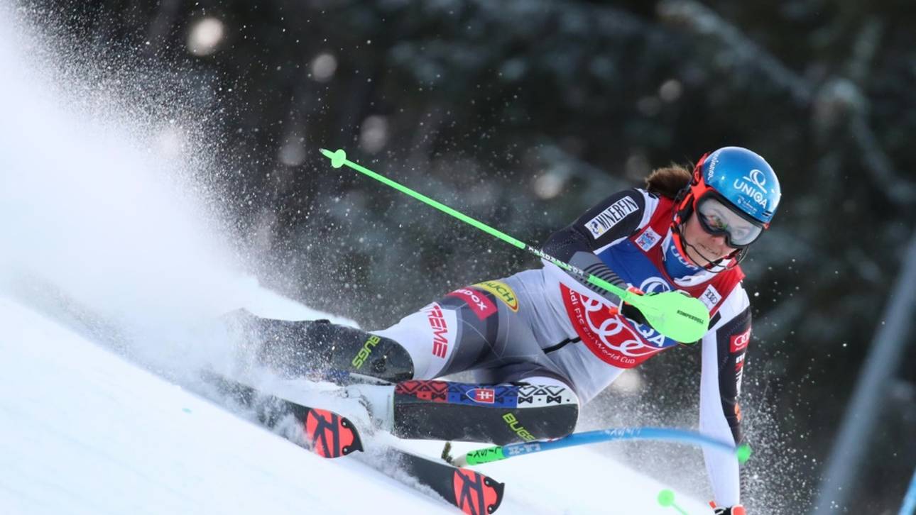 Slalom in Zagreb: Vlhova führt, Dürr gute Achte