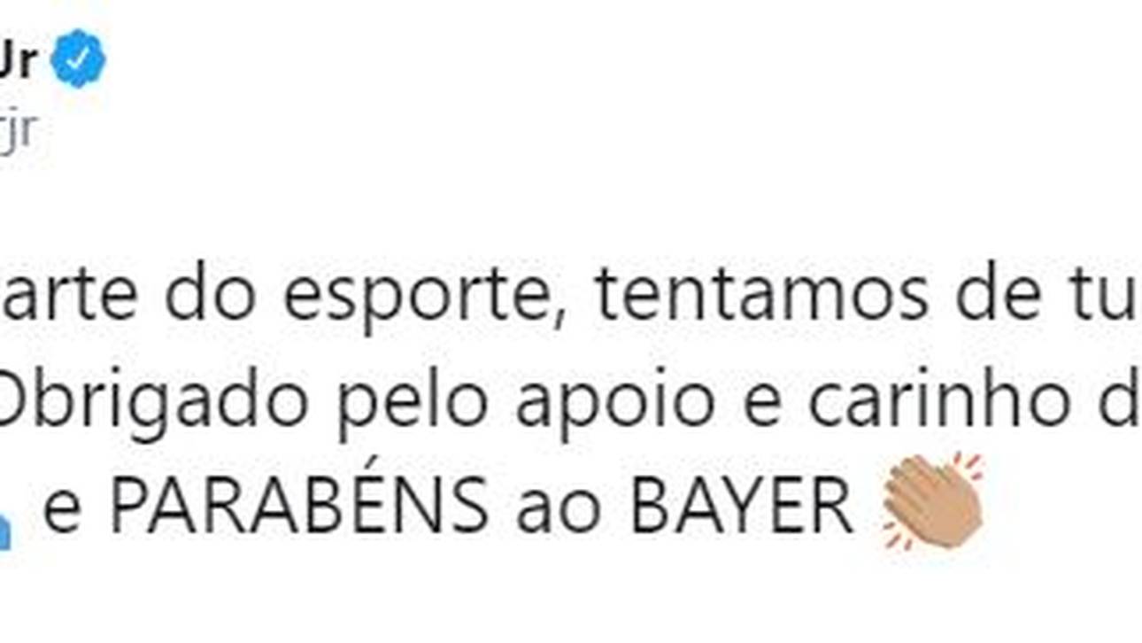 Neymar gratuliert Bayer Leverkusen zum CL-Titel