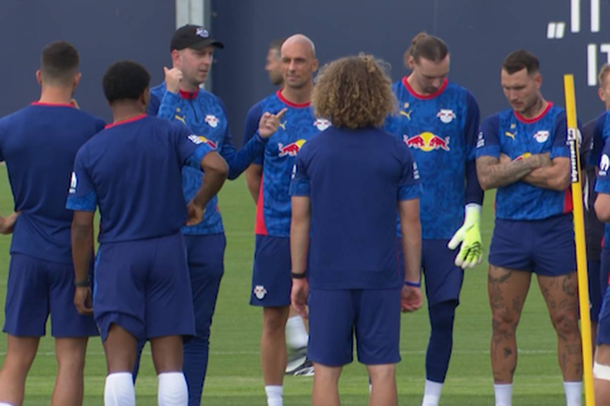 RB Leipzig startet mit dem Auftakttraining unter den Augen von Neu-Trainer Ole Werner und Jürgen Klopp in die Saisonvorbereitung.