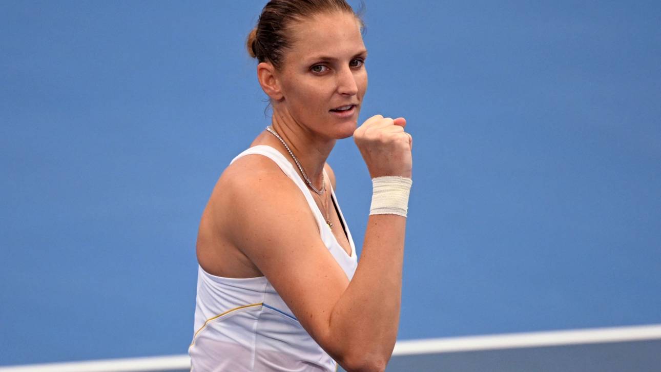 Tennis: Pliskova beendet Durststrecke