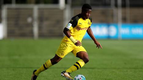 Youssoufa Moukoko traf beim Remis gegen Bayer Leverkusens U19