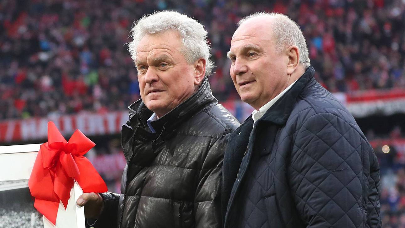 Sepp Maier (l.) und Uli Hoeneß (r.) 2019