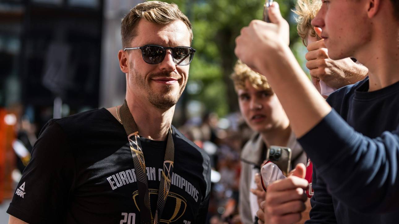 Andreas Obst nach dem Basketball-EM-Titel