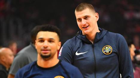 Jamal Murray (l.) und Nikola Jokic sind mit den Denver Nuggets amtierender NBA-Meister