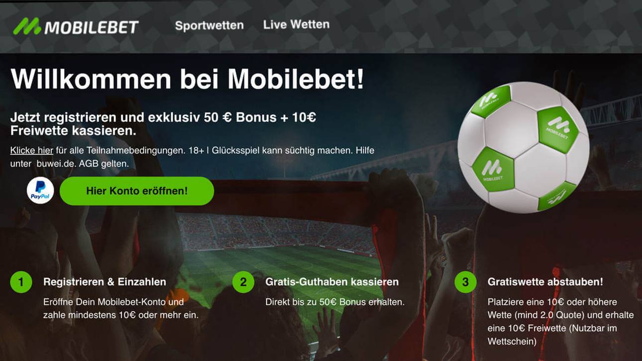 Neukundenbonus bei Mobilebet