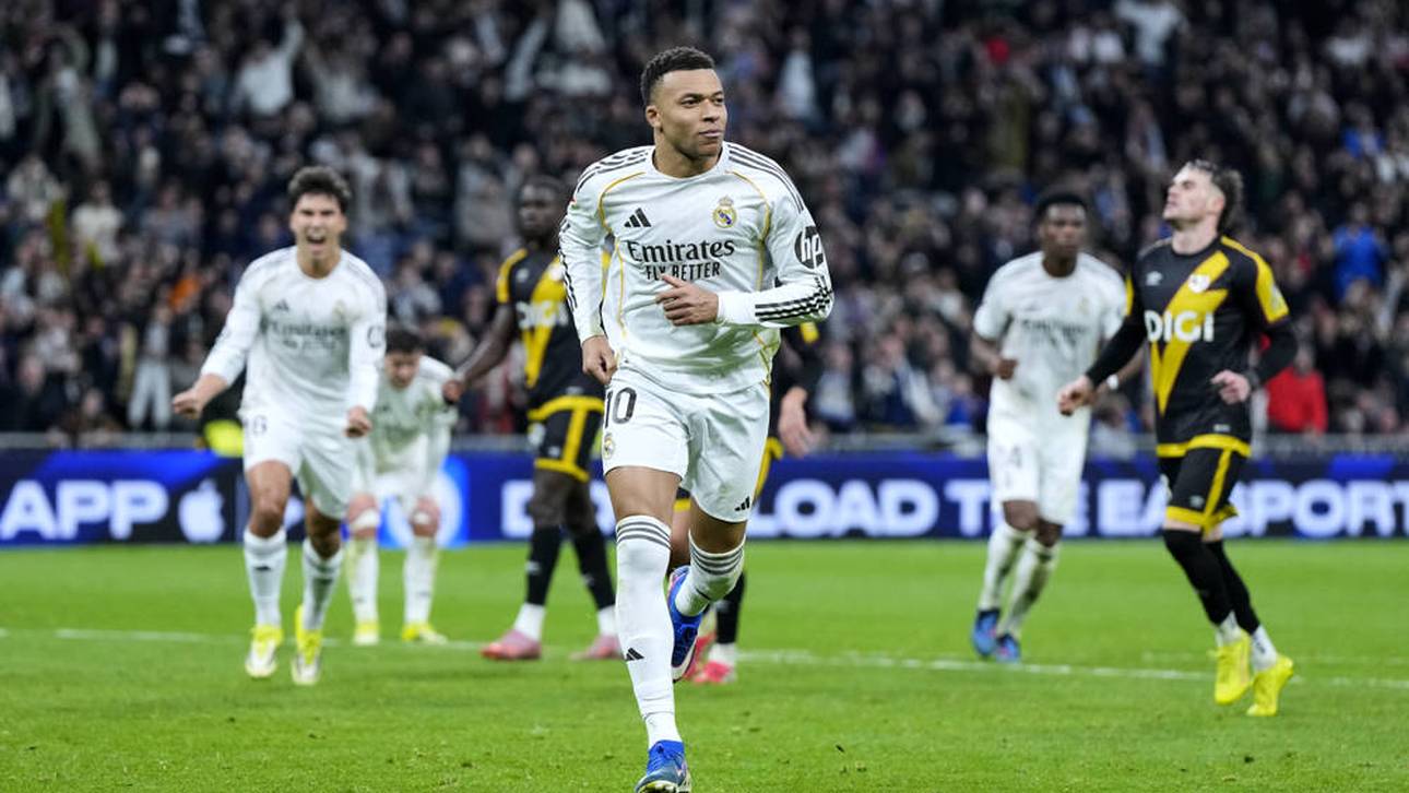 Kylian Mbappé rettete Real spät den Sieg