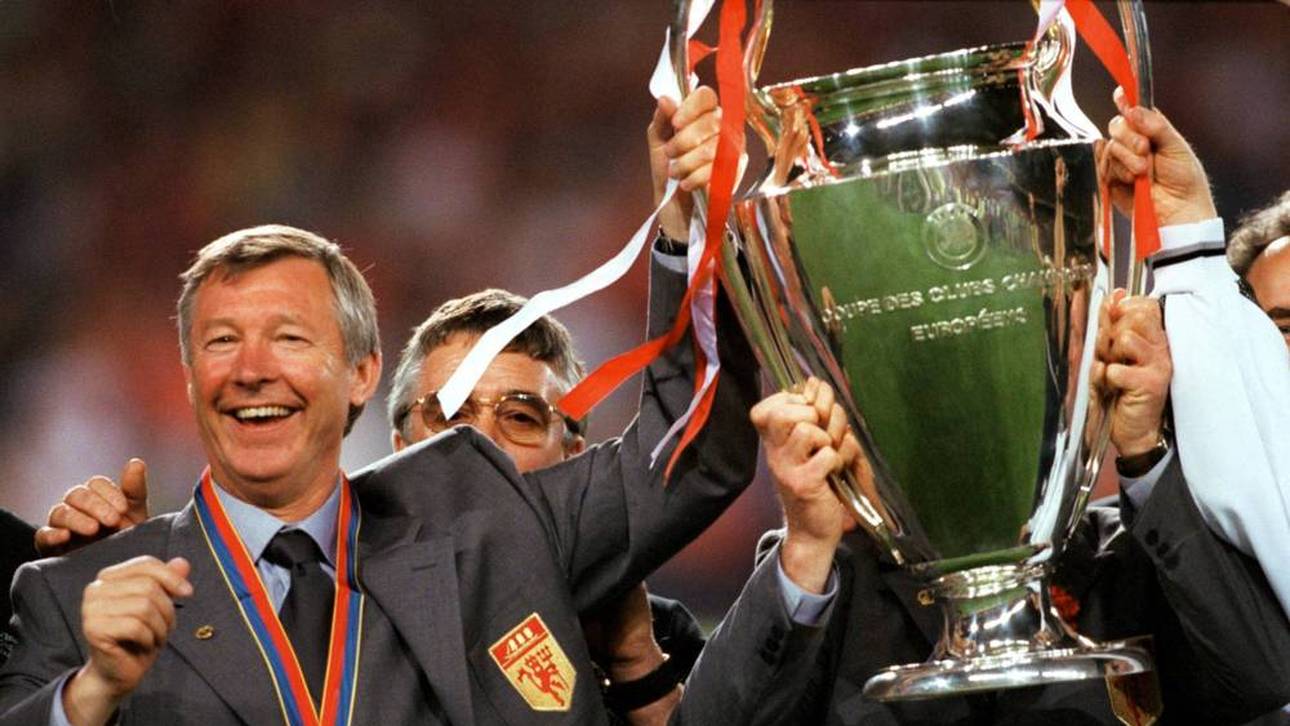 Zwei Mal durfte Sir Alex Ferguson mit Manchester United den Champions-League-Pokal in die Höhe stemmen