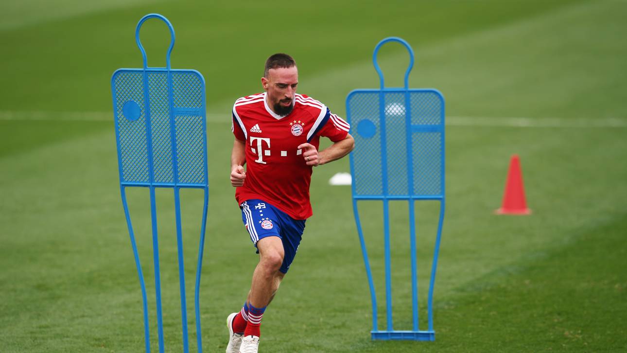 Ribery nimmt Lauftraining auf