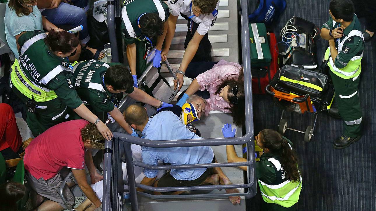 Sturz-Drama beim Match von Ivanovic