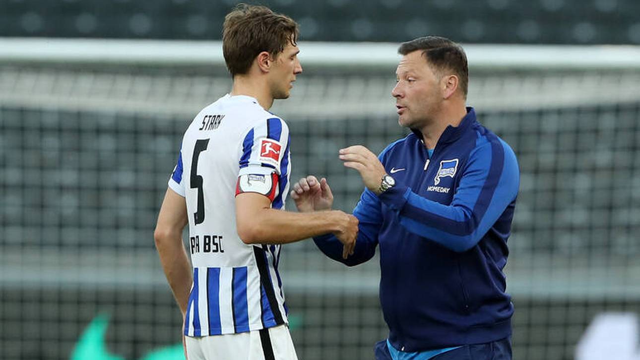 Niklas Stark und Pal Dardai in ihrer gemeinsamen Hertha-Zeit