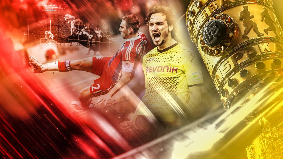 Am Mittwochabend kommt es im DFB-Pokal wieder zum Klassiker zwischen dem FC Bayern und Borussia Dortmund. Nicht nur in der Liga mittlerweile ein Dauerbrenner: Seit 2012 trafen beide Teams in jedem Jahr im Pokal aufeinander