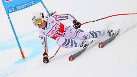 Kira Weidle ärgerte sich nach dem Super-G in St. Moritz