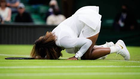 Serena Williams musste in Wimbledon verletzt aufgeben