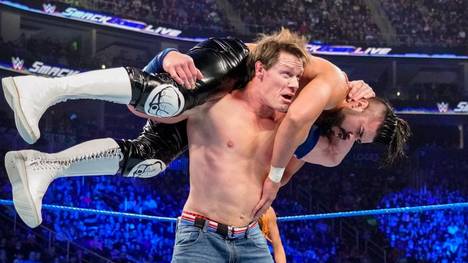John Cena (hier gegen Andrade Almas) soll bei WWE WrestleMania 35 auf Lars Sullivan treffen