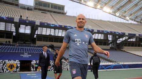 Der Vertrag von Arjen Robben beim FC Bayern läuft im Sommer aus
