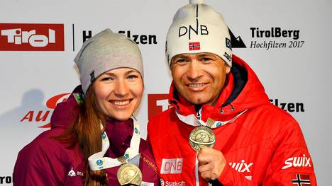 Ole Einar Björndalen und Daria Domratschewa starten beim Biathlon-Spektakel auf Schalke